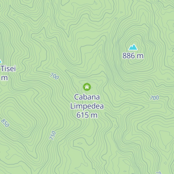 Map of Cabana Limpedea