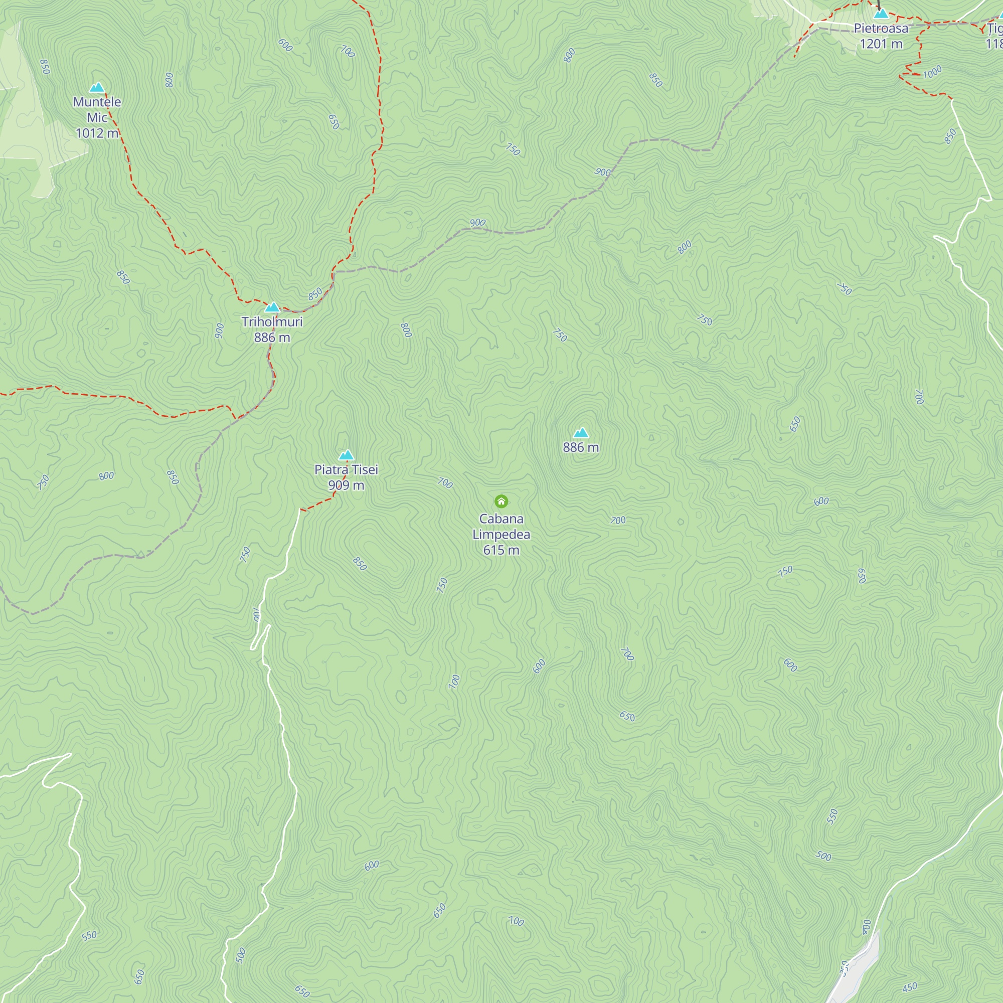 Cabana Limpedea map