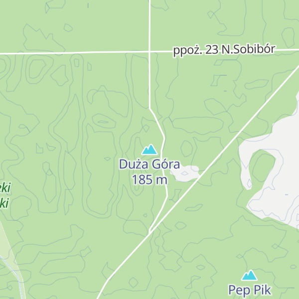 Map of Duża Góra
