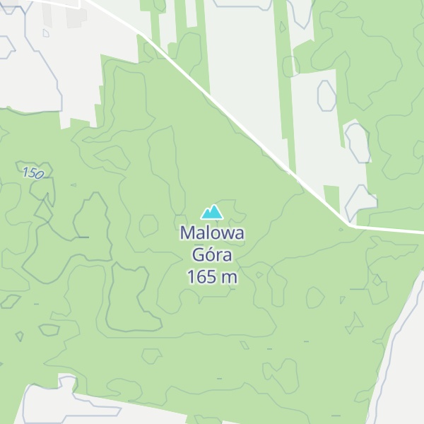 Map of Malowa Góra