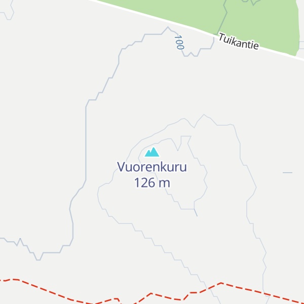 Map of Vuorenkuru