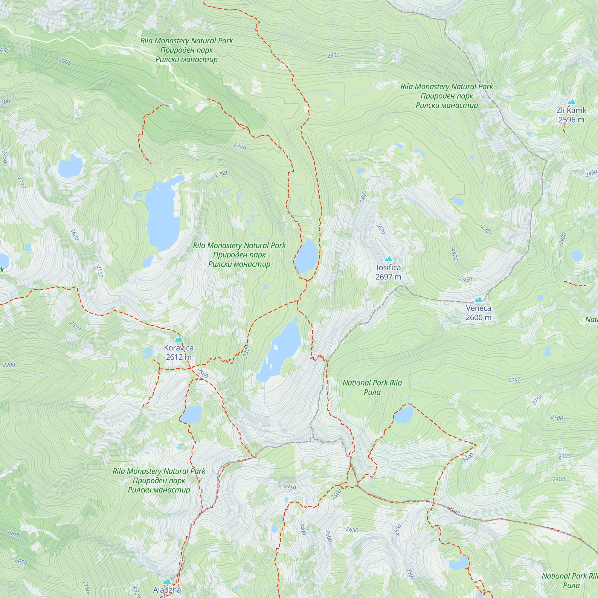 Ribni Ezera map