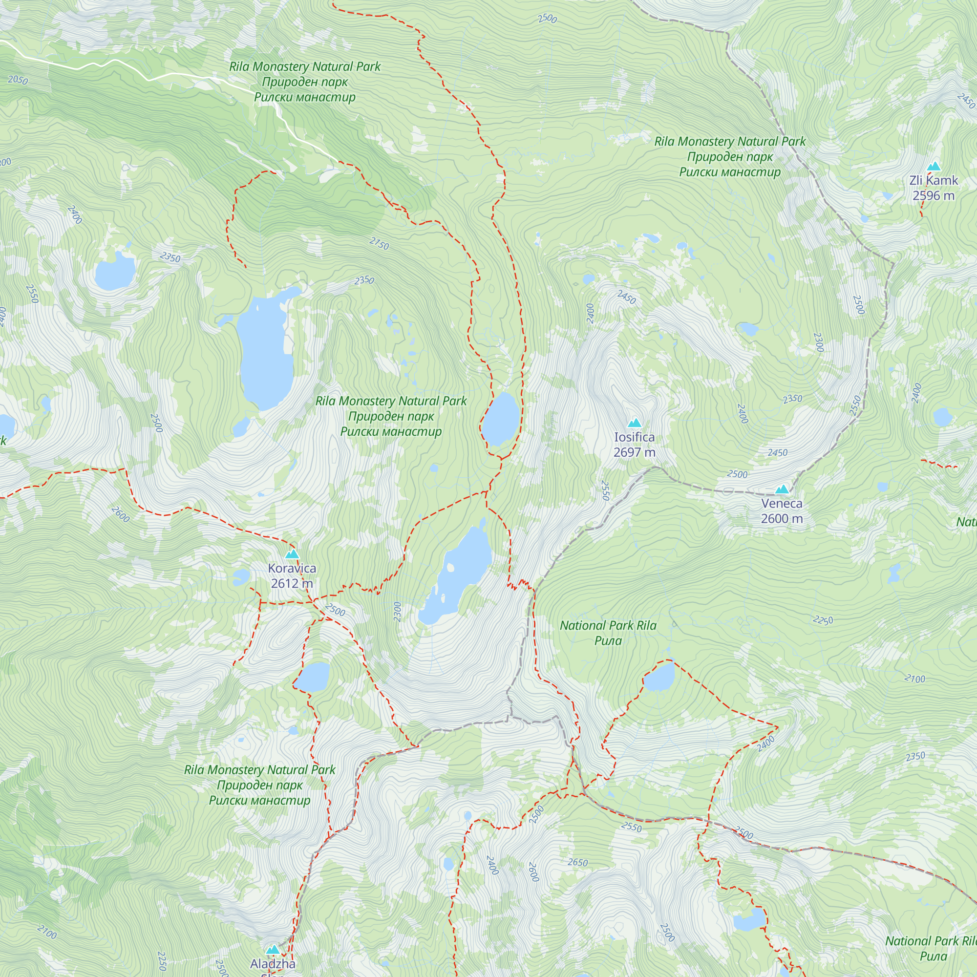 Ribni Ezera map