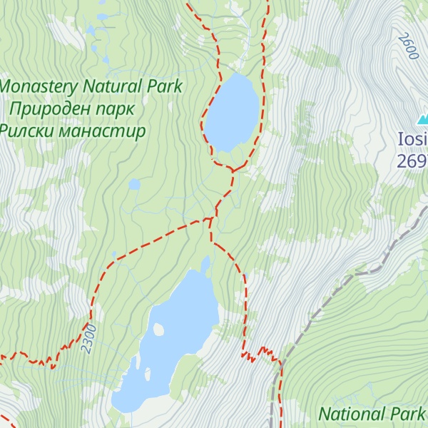 Map of Ribni Ezera
