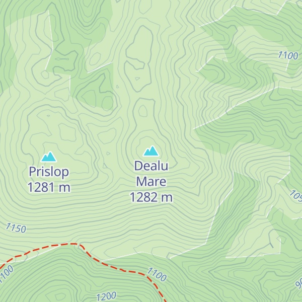 Map of Dealu Mare