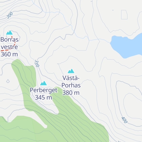 Map of Västä-Porhas