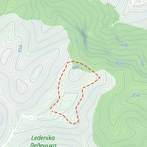 Map of Srednata Mogila