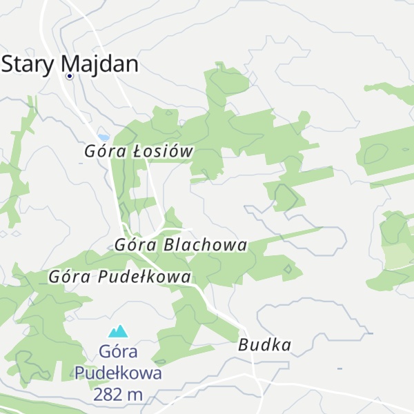 Map of Góra Blachowa