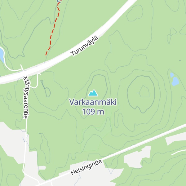 Map of Varkaanmäki