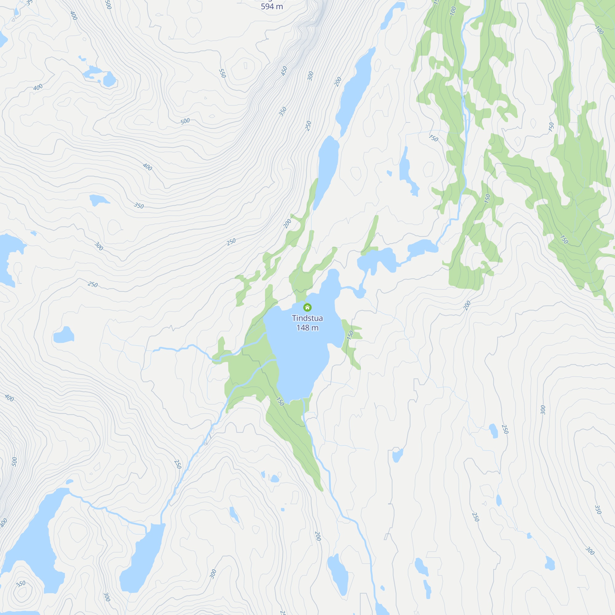 Tindstua map