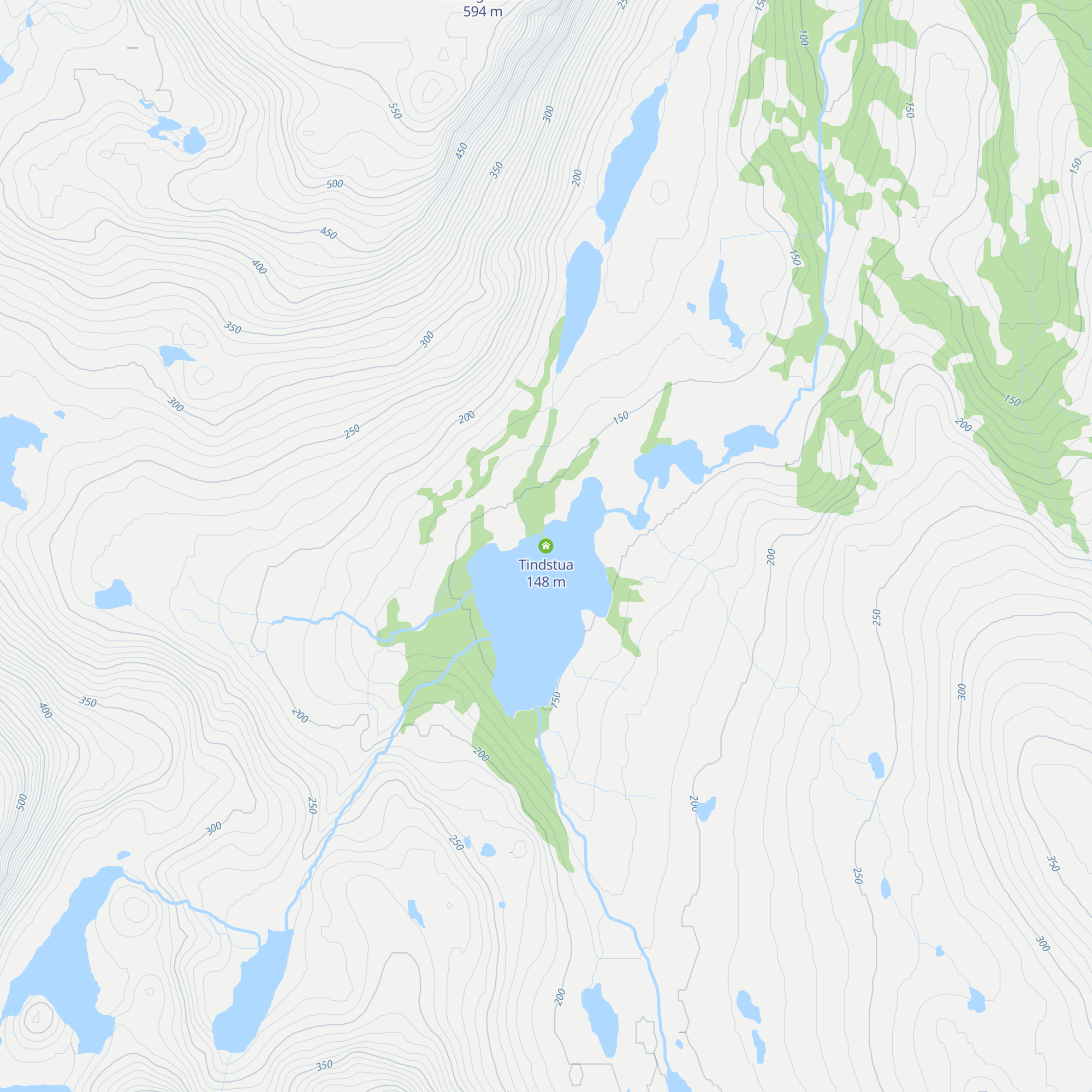 Tindstua map