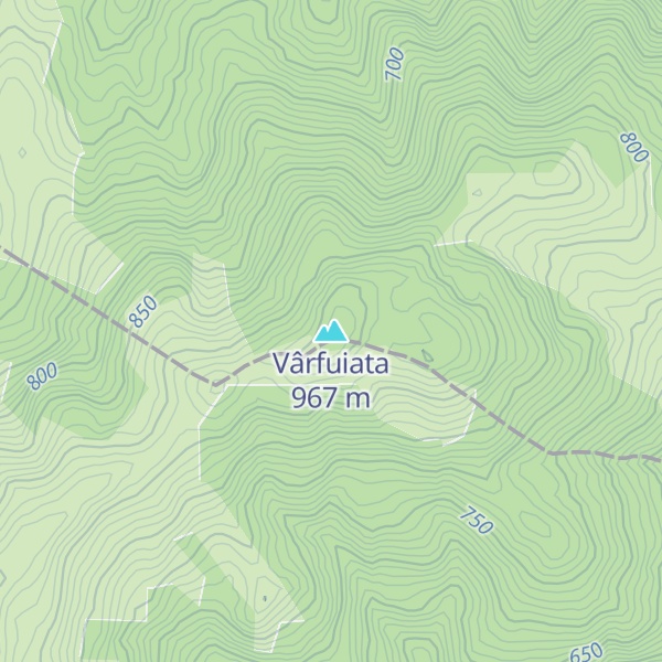 Map of Vârfuiata