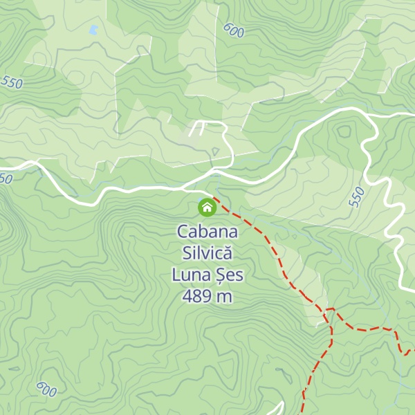 Map of Cabana Silvică Luna Șes