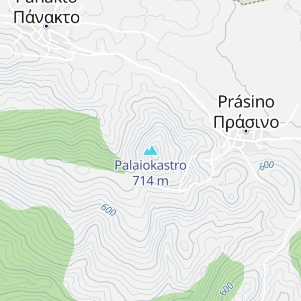 Map of Palaiokastro
