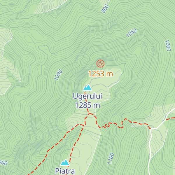Map of Ugerului