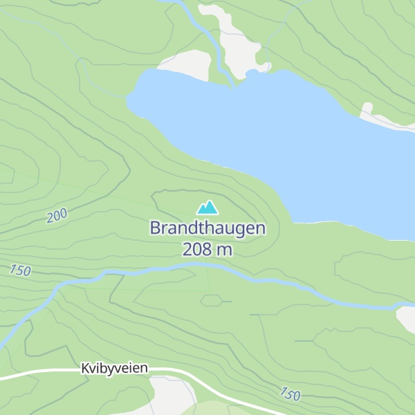 Map of Brandthaugen