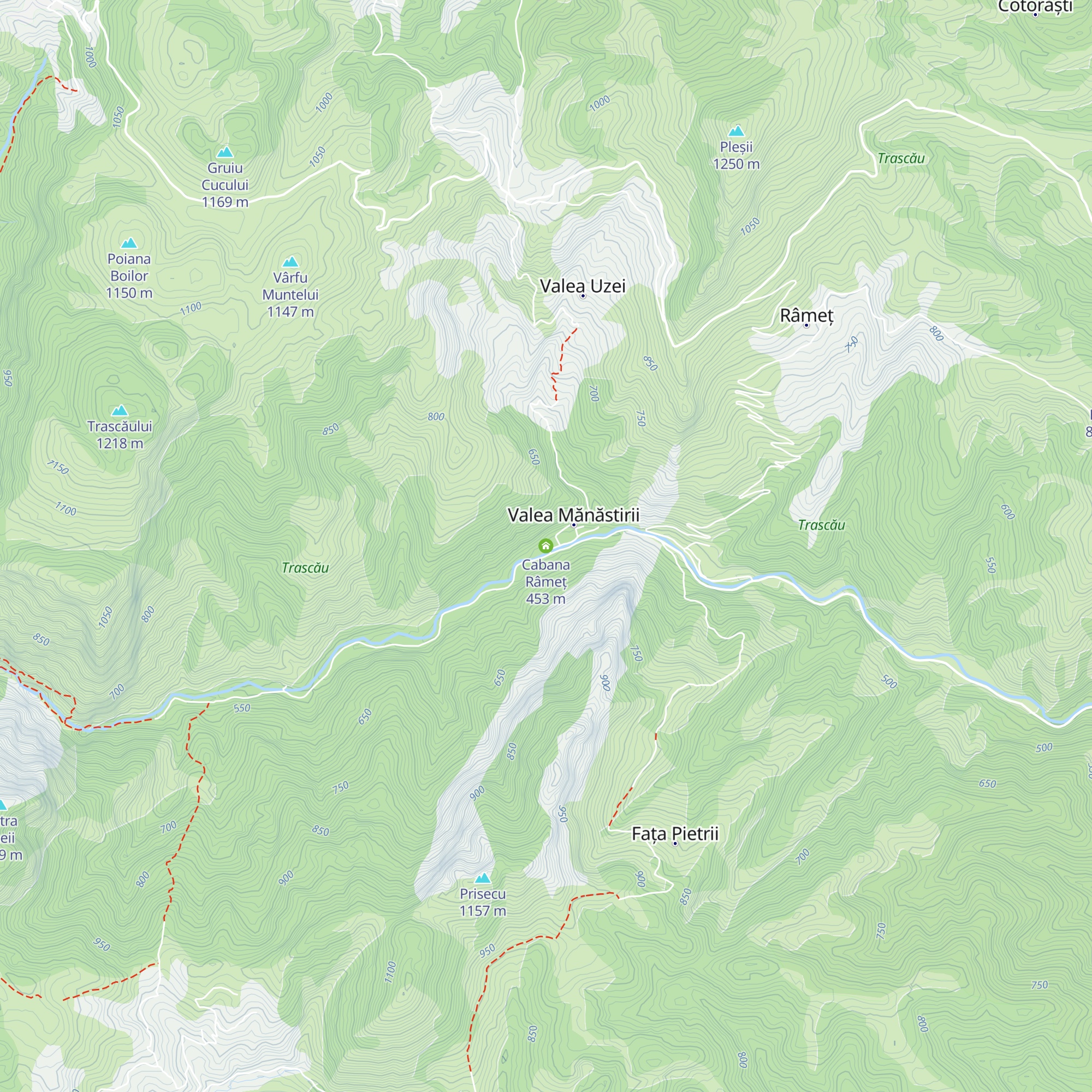 Cabana Râmeț map