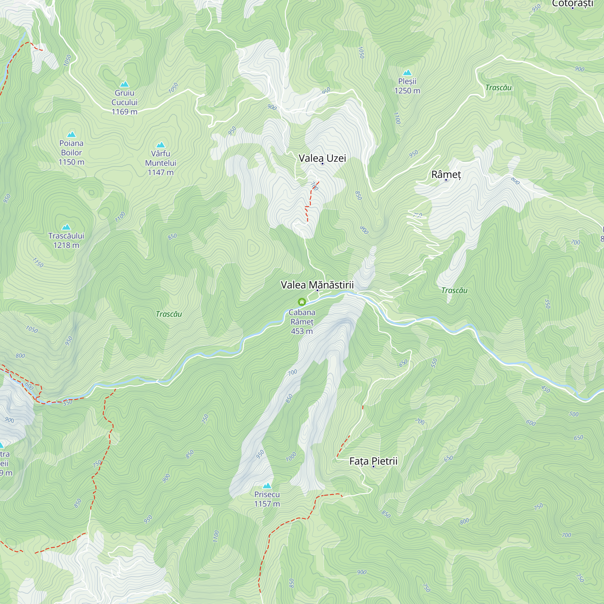 Cabana Râmeț map