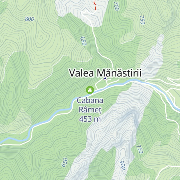 Map of Cabana Râmeț