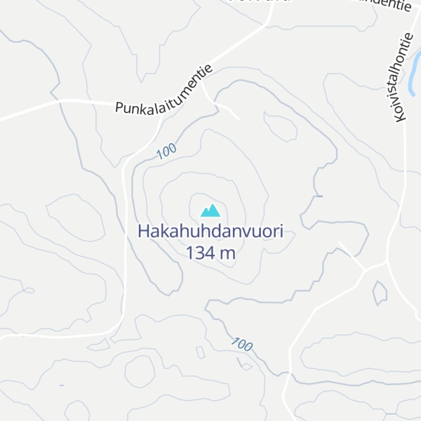 Map of Hakahuhdanvuori