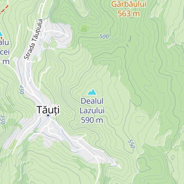 Map of Dealul Lazului