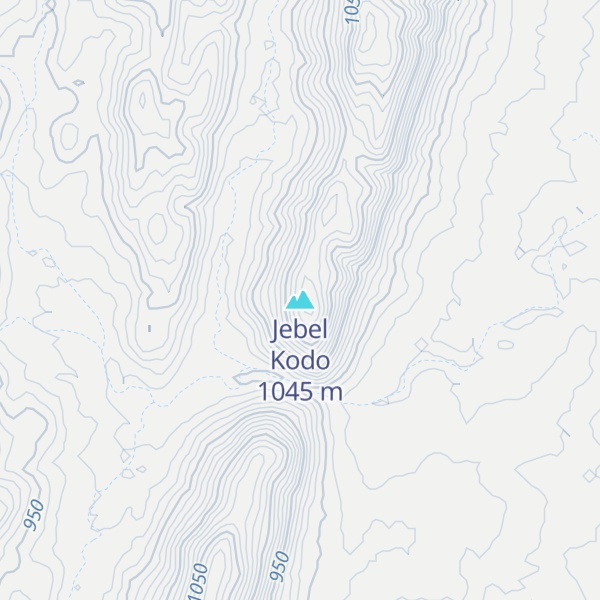 Map of Jebel Kodo