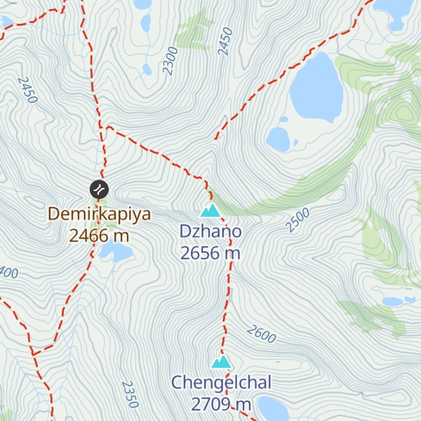Map of Dzhano