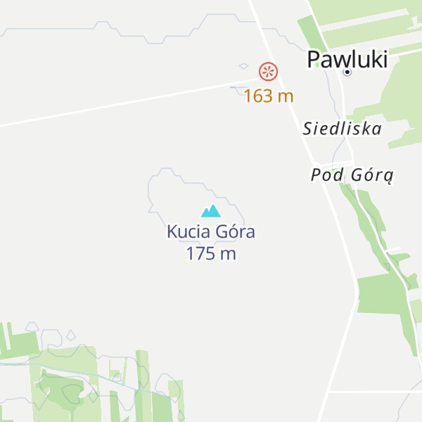 Map of Kucia Góra