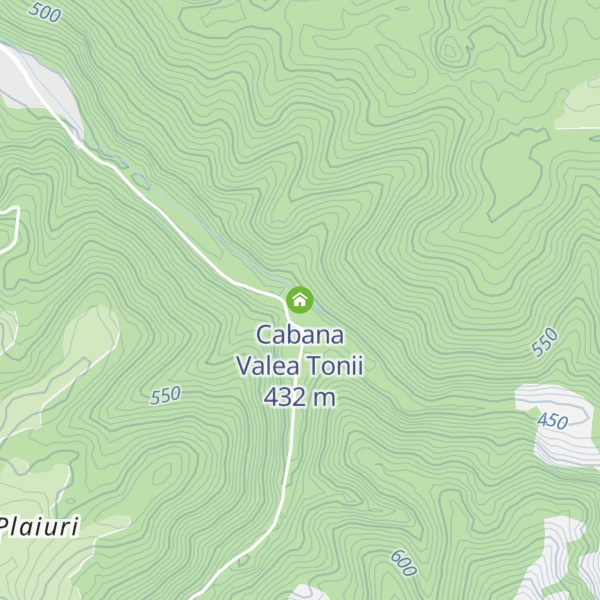Map of Cabana Valea Tonii
