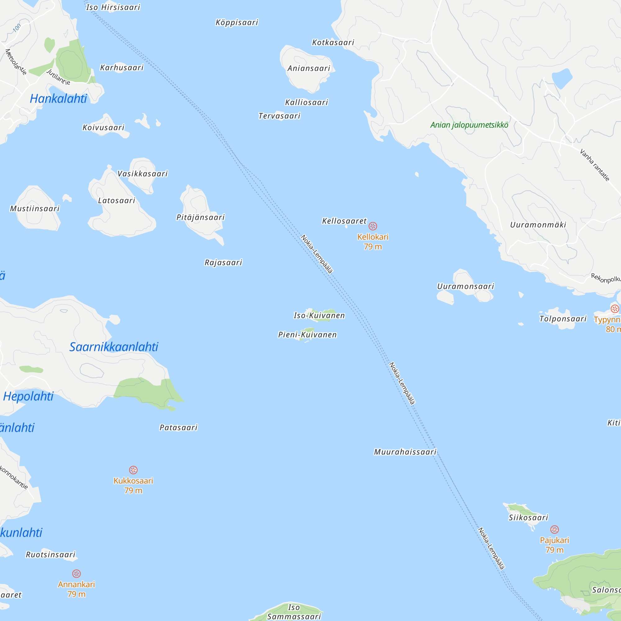 Iso-Kuivasen kota map