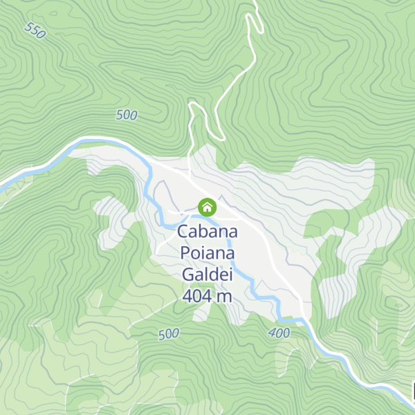 Map of Cabana Poiana Galdei