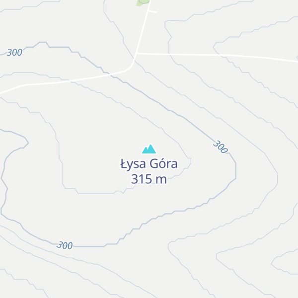 Map of Łysa Góra