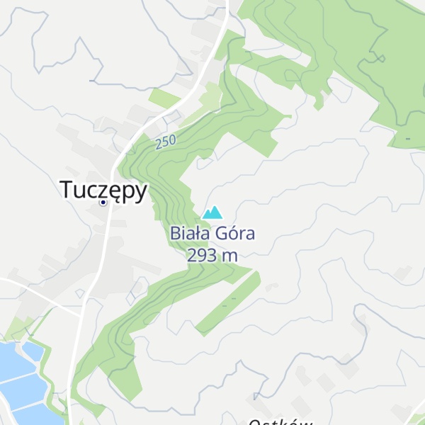 Map of Biała Góra