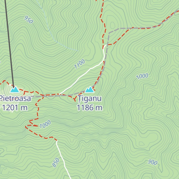 Map of Țiganu