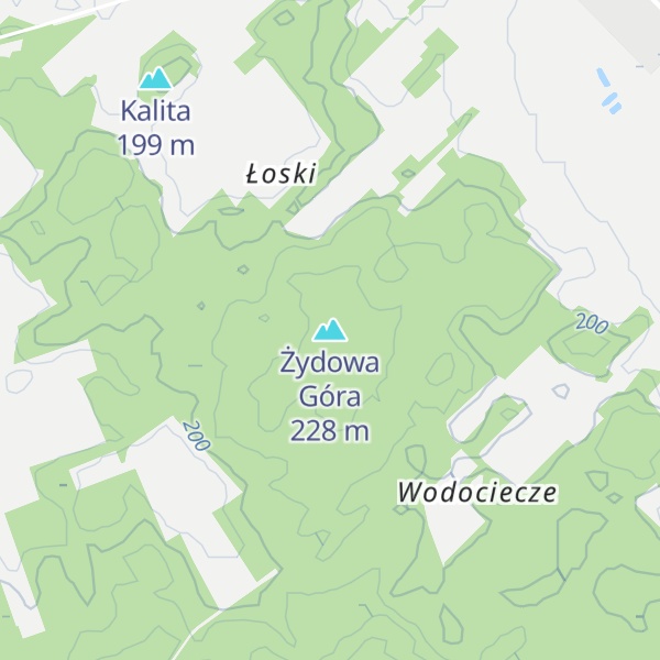 Map of Żydowa Góra