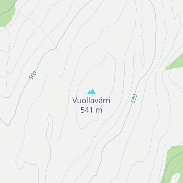 Map of Vuollavárri