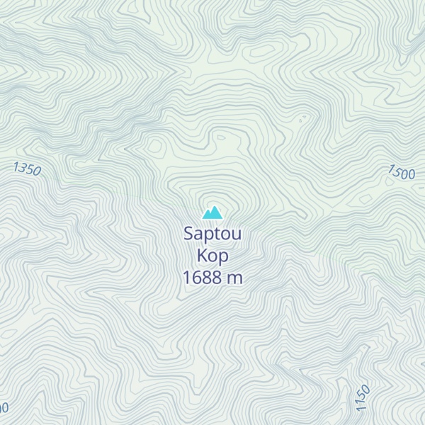 Map of Saptou Kop