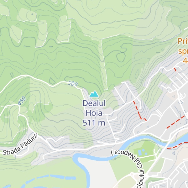 Map of Dealul Hoia