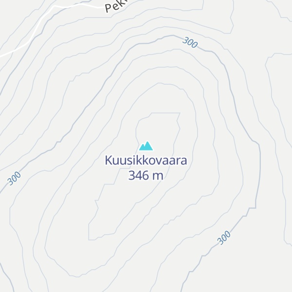 Map of Kuusikkovaara
