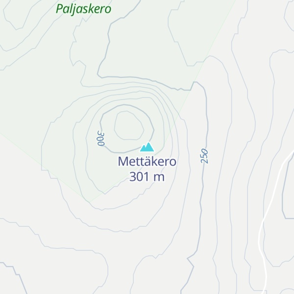 Map of Mettäkero