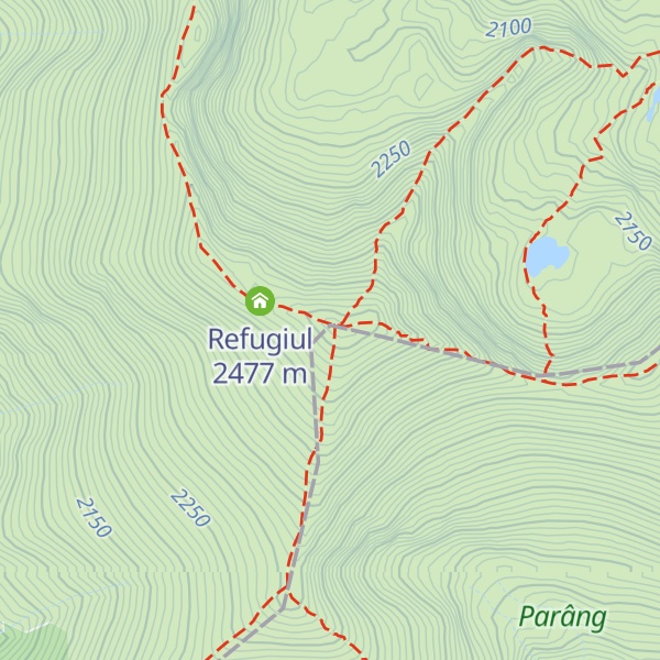 Map of Parângul Mare