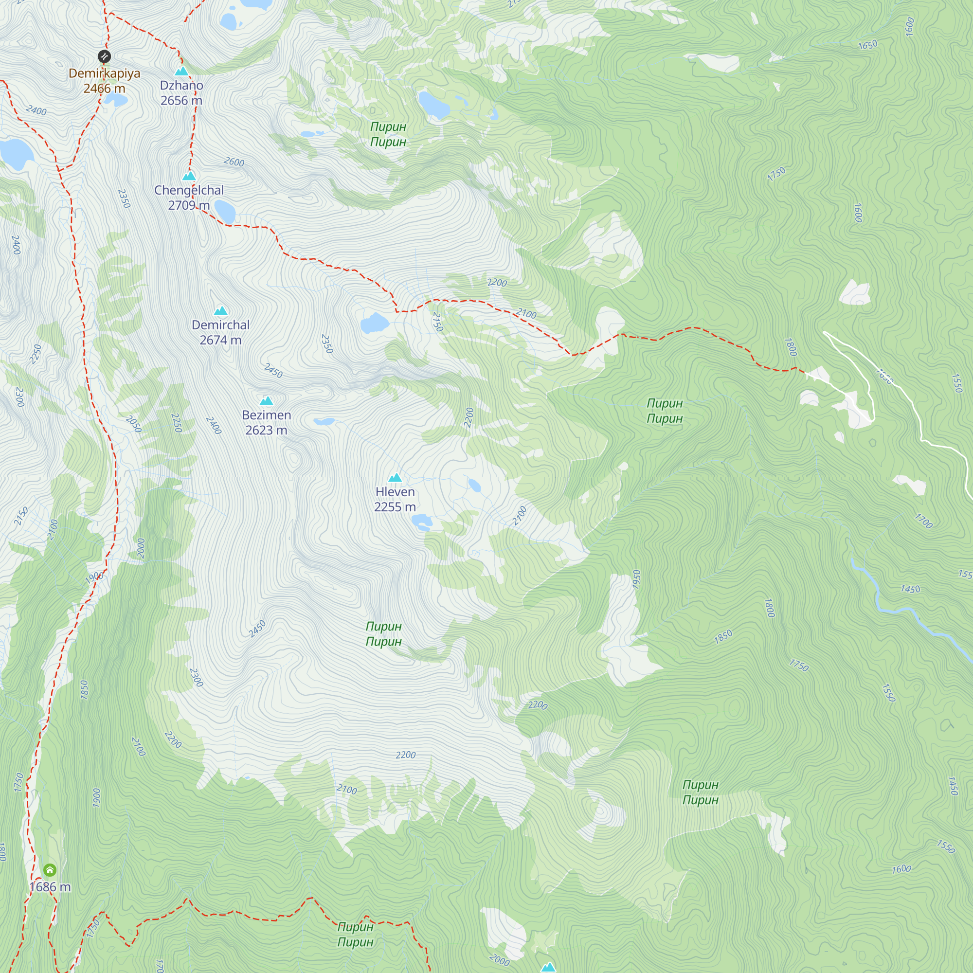 Kornichki lake hut map