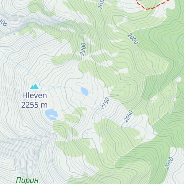 Map of Kornichki lake hut