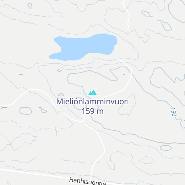 Map of Mieliönlamminvuori