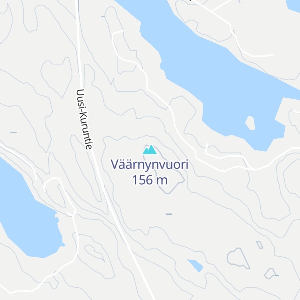 Map of Väärnynvuori