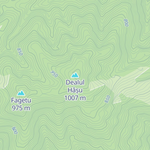 Map of Dealul Hâșu