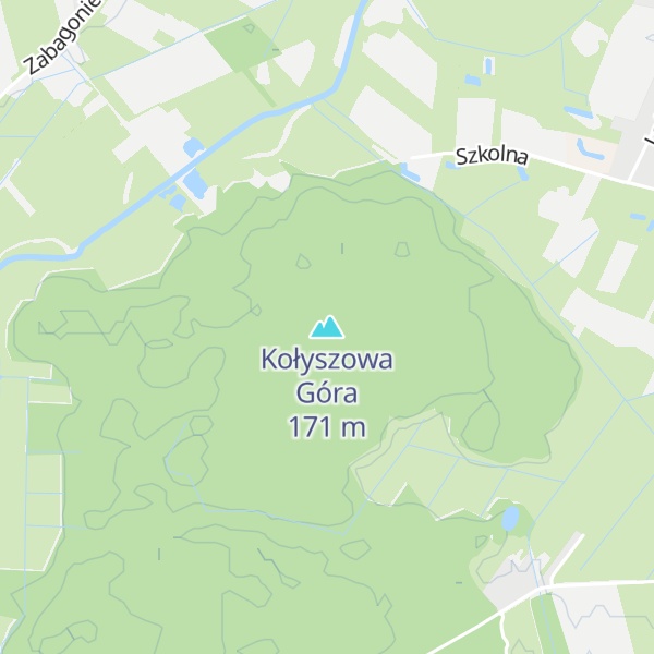 Map of Kołyszowa Góra