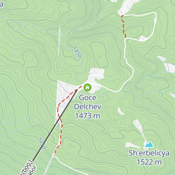 Map of Goce Delchev