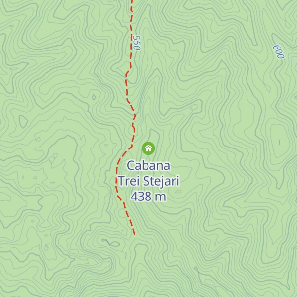 Map of Cabana Trei Stejari