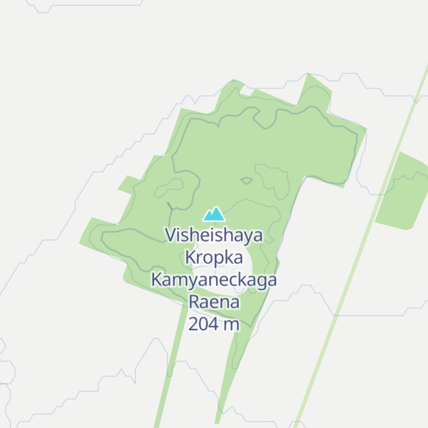 Map of Visheishaya Kropka Kamyaneckaga Raena